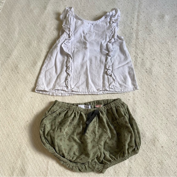 ZARA Corduroy Shorts - Picture 1 of 4